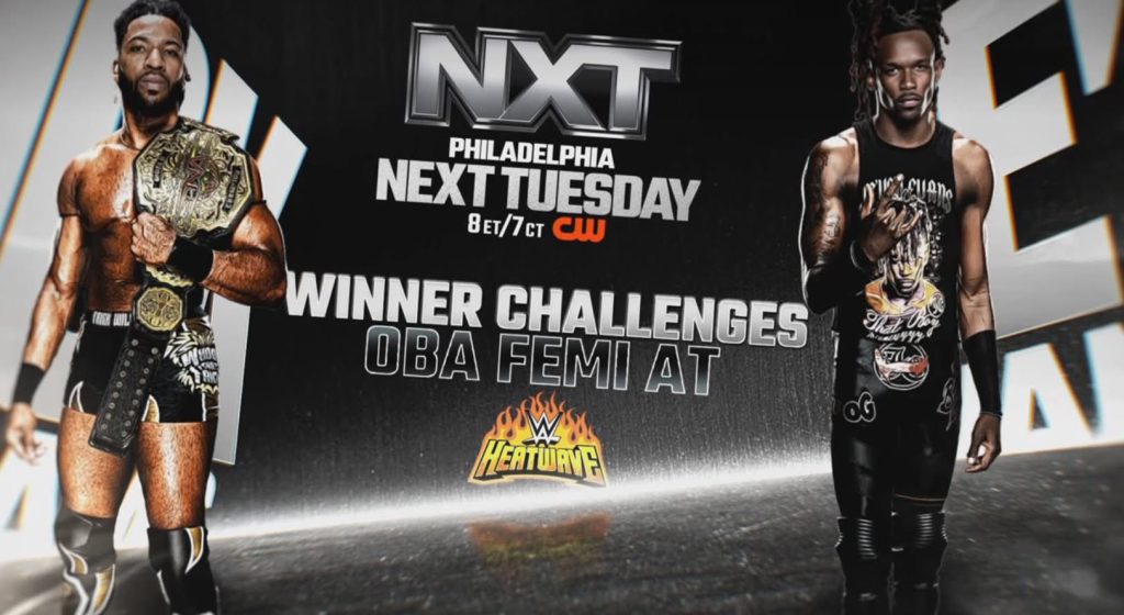 Cartelera WWE NXT 19 de agosto de 2025