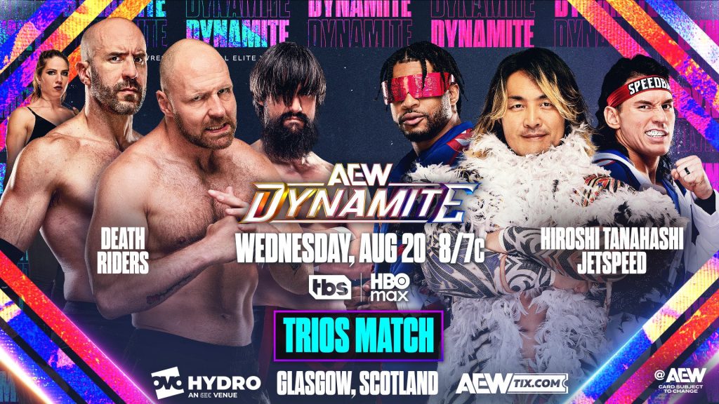 Cartelera AEW Dynamite 20 de agosto 2025