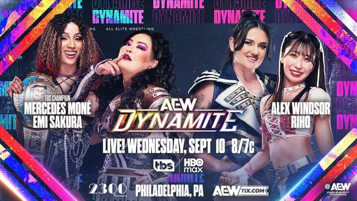 Cartelera AEW Dynamite 10 de septiembre 2025