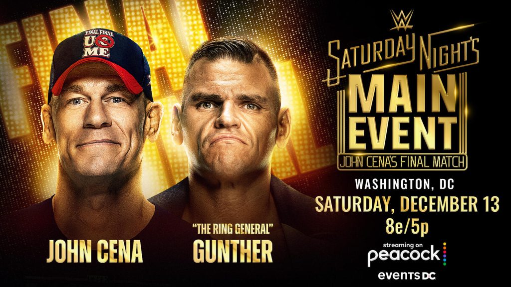 WWE Saturday Night’s Main Event 13 de diciembre 2025